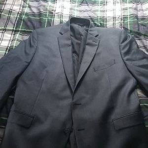 Calvin klein 100% wool suit jacket navy